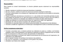 Offre emploi - Directeur général de l'AAVA